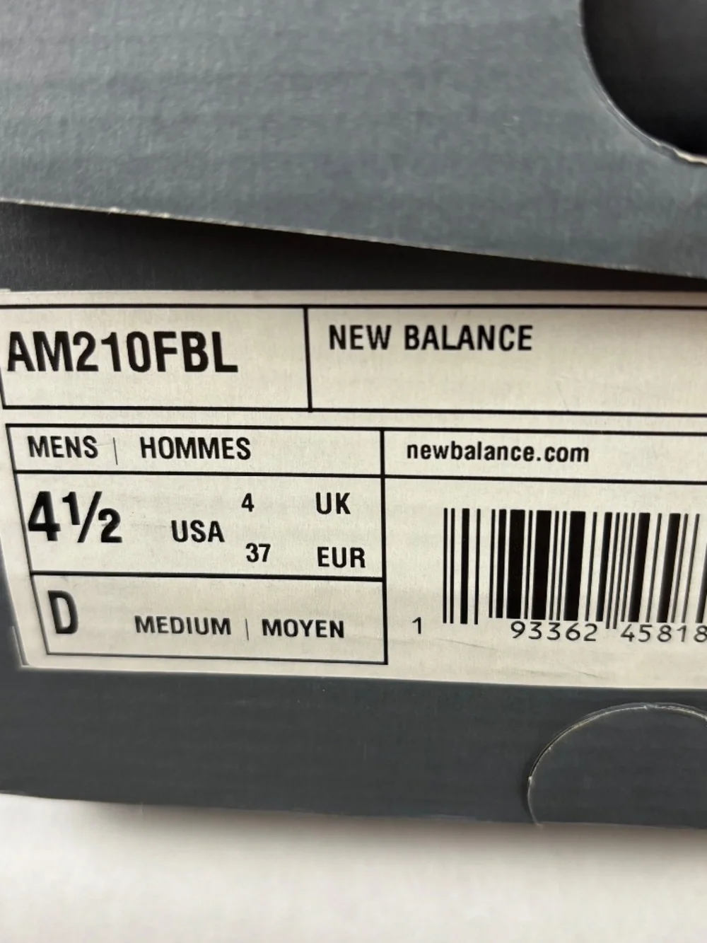 New Balance AM210FBL Floral Print Skate/Court Shoes, Blue/ White, Men’s Size 4.5